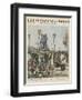 Italians Bring the Trappings of Roman Catholicism to the Ethiopians-E. Mainetti-Framed Art Print