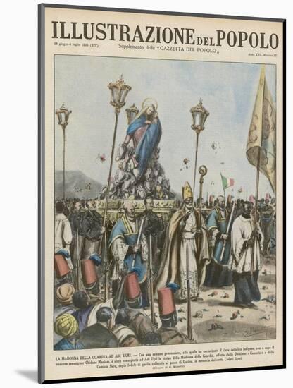 Italians Bring the Trappings of Roman Catholicism to the Ethiopians-E. Mainetti-Mounted Art Print