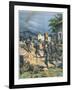 Italians in Greece 1940-Achille Beltrame-Framed Art Print