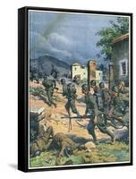 Italians in Greece 1940-Achille Beltrame-Framed Stretched Canvas