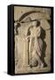 Italic Civilizations, Samnites, Relief with Figure of Psyche, from Campania Region, Italy-null-Framed Stretched Canvas