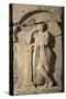 Italic Civilizations, Samnites, Relief with Figure of Psyche, from Campania Region, Italy-null-Stretched Canvas