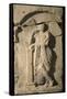 Italic Civilizations, Samnites, Relief with Figure of Psyche, from Campania Region, Italy-null-Framed Stretched Canvas