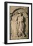 Italic Civilizations, Samnites, Relief with Figure of Psyche, from Campania Region, Italy-null-Framed Premium Giclee Print