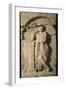 Italic Civilizations, Samnites, Relief with Figure of Psyche, from Campania Region, Italy-null-Framed Premium Giclee Print