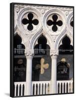 Italie, Venise / Italy, VenicePlace St. Marc, Doges Palace DetailDetail of the Doges Palace-Guy Thouvenin-Framed Photographic Print