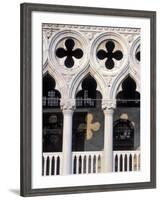 Italie, Venise / Italy, VenicePlace St. Marc, Doges Palace DetailDetail of the Doges Palace-Guy Thouvenin-Framed Photographic Print