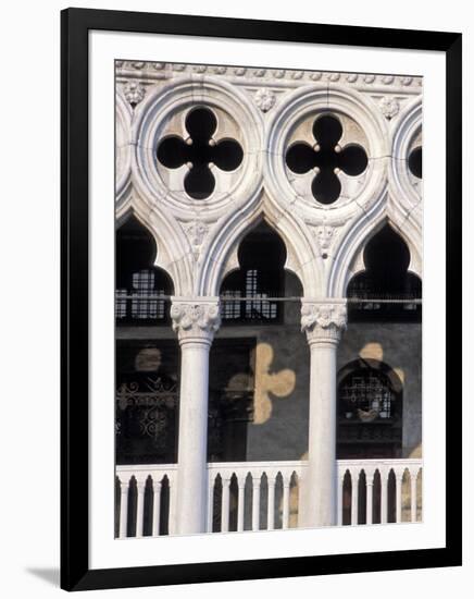 Italie, Venise / Italy, VenicePlace St. Marc, Doges Palace DetailDetail of the Doges Palace-Guy Thouvenin-Framed Photographic Print