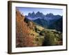 Italien, Sv¼dtirol, Dolomiten, Villnv?VŸtal, Nahe St. Magdalena, Geislerspitzen, AuvŸen-Thonig-Framed Photographic Print