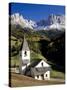 Italien, Sv¼dtirol, Villnv?VŸtal, St. Cyprian, Geislerspitzen, AuvŸen, Berglandschaft-Thonig-Stretched Canvas