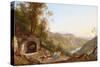 Italienische Landschaft. 1829-Franz Ludwig Catel-Stretched Canvas