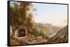 Italienische Landschaft. 1829-Franz Ludwig Catel-Framed Stretched Canvas