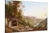 Italienische Landschaft. 1829-Franz Ludwig Catel-Stretched Canvas