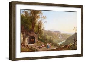 Italienische Landschaft. 1829-Franz Ludwig Catel-Framed Giclee Print