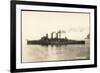 Italienisches Kriegsschiff, R.Nave, Amalfi-null-Framed Giclee Print