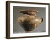 Italiote Urn Vase Incised with Geometric Patterns, from Pizzughi, Croatia, 8th Century BC-null-Framed Giclee Print