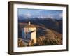 Italy, Abruzzo, Rocca Calascio, the Church of Santa Maria Della Pieta at Sunrise-Nick Ledger-Framed Photographic Print