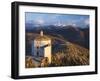 Italy, Abruzzo, Rocca Calascio, the Church of Santa Maria Della Pieta at Sunrise-Nick Ledger-Framed Photographic Print