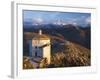 Italy, Abruzzo, Rocca Calascio, the Church of Santa Maria Della Pieta at Sunrise-Nick Ledger-Framed Photographic Print