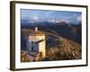 Italy, Abruzzo, Rocca Calascio, the Church of Santa Maria Della Pieta at Sunrise-Nick Ledger-Framed Photographic Print