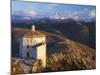 Italy, Abruzzo, Rocca Calascio, the Church of Santa Maria Della Pieta at Sunrise-Nick Ledger-Mounted Photographic Print