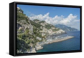 Italy, Amalfi Coast, Amalfi Town-Rob Tilley-Framed Stretched Canvas