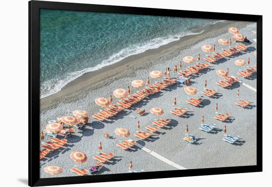 Italy, Amalfi Coast, Positano Beach-Rob Tilley-Framed Premium Photographic Print