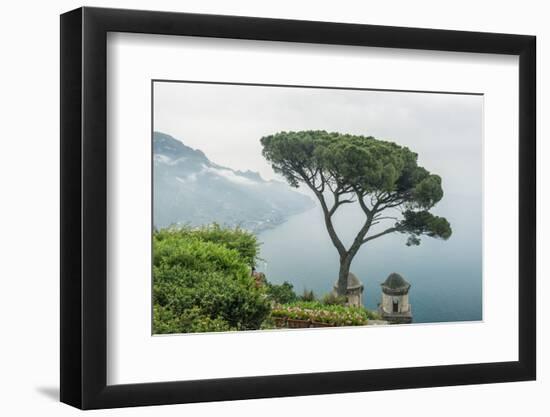 Italy, Amalfi Coast, Ravello, view of Coastline from Villa Rufolo-Rob Tilley-Framed Photographic Print