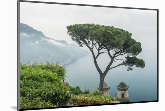 Italy, Amalfi Coast, Ravello, view of Coastline from Villa Rufolo-Rob Tilley-Mounted Photographic Print