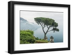 Italy, Amalfi Coast, Ravello, view of Coastline from Villa Rufolo-Rob Tilley-Framed Premium Photographic Print