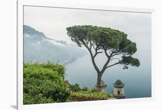 Italy, Amalfi Coast, Ravello, view of Coastline from Villa Rufolo-Rob Tilley-Framed Photographic Print