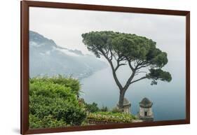 Italy, Amalfi Coast, Ravello, view of Coastline from Villa Rufolo-Rob Tilley-Framed Photographic Print