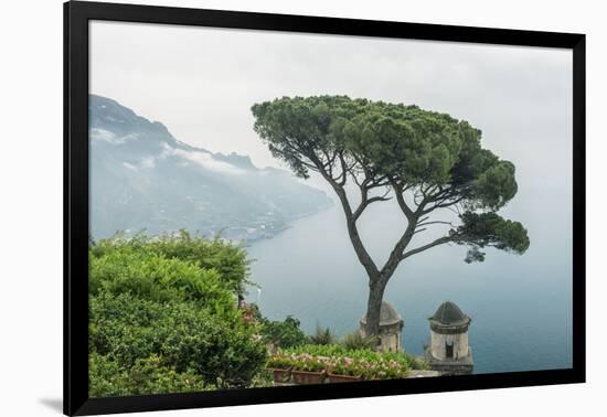 Italy, Amalfi Coast, Ravello, view of Coastline from Villa Rufolo-Rob Tilley-Framed Photographic Print