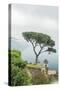 Italy, Amalfi Coast, Ravello, View of Coastline from Villa Rufolo-Rob Tilley-Stretched Canvas