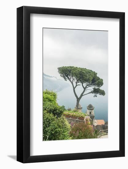 Italy, Amalfi Coast, Ravello, View of Coastline from Villa Rufolo-Rob Tilley-Framed Photographic Print