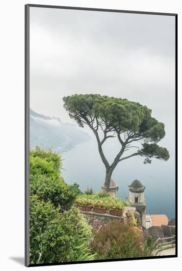 Italy, Amalfi Coast, Ravello, View of Coastline from Villa Rufolo-Rob Tilley-Mounted Photographic Print