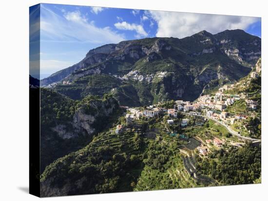 Italy, Amalfi Coast, Ravello, Villa Cimbrone, Gardens-Michele Falzone-Stretched Canvas