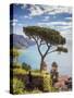 Italy, Amalfi Coast, Ravello, Villa Rufolo (MR)-Michele Falzone-Stretched Canvas