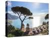 Italy, Amalfi Coast, Ravello, Villa Rufolo-Michele Falzone-Stretched Canvas