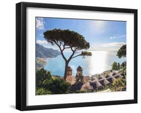 Italy, Amalfi Coast, Ravello, Villa Rufolo-Michele Falzone-Framed Photographic Print