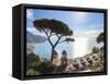 Italy, Amalfi Coast, Ravello, Villa Rufolo-Michele Falzone-Framed Stretched Canvas