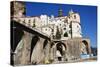 Italy, Amalfi Coastline, Atrani. The Church of Holy Maria Maddalena.-Terry Eggers-Stretched Canvas