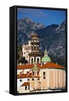 Italy, Amalfi Coastline, Atrani. The Church of Holy Maria Maddalena.-Terry Eggers-Framed Stretched Canvas