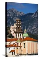 Italy, Amalfi Coastline, Atrani. The Church of Holy Maria Maddalena.-Terry Eggers-Stretched Canvas