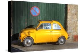 Italy, Amalfi, Old Fiat parked in a no parking zone.-Terry Eggers-Stretched Canvas