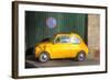 Italy, Amalfi, Old Fiat parked in a no parking zone.-Terry Eggers-Framed Photographic Print