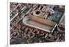 Italy, Ancient Rome, Plastic Model with Maxentius Theatre-null-Framed Giclee Print