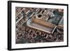 Italy, Ancient Rome, Plastic Model with Maxentius Theatre-null-Framed Giclee Print