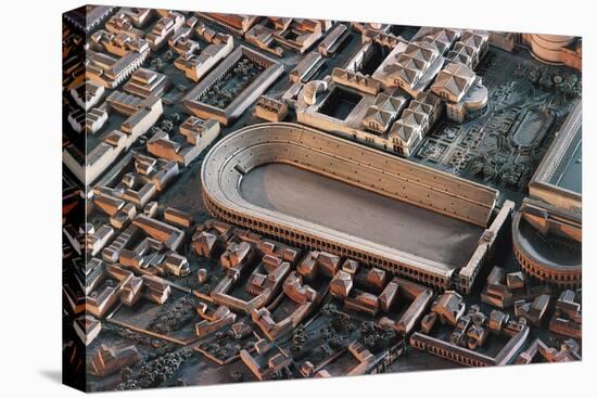 Italy, Ancient Rome, Plastic Model with Maxentius Theatre-null-Stretched Canvas