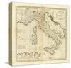 Italy and Sardinia, c.1796-Mathew Carey-Stretched Canvas